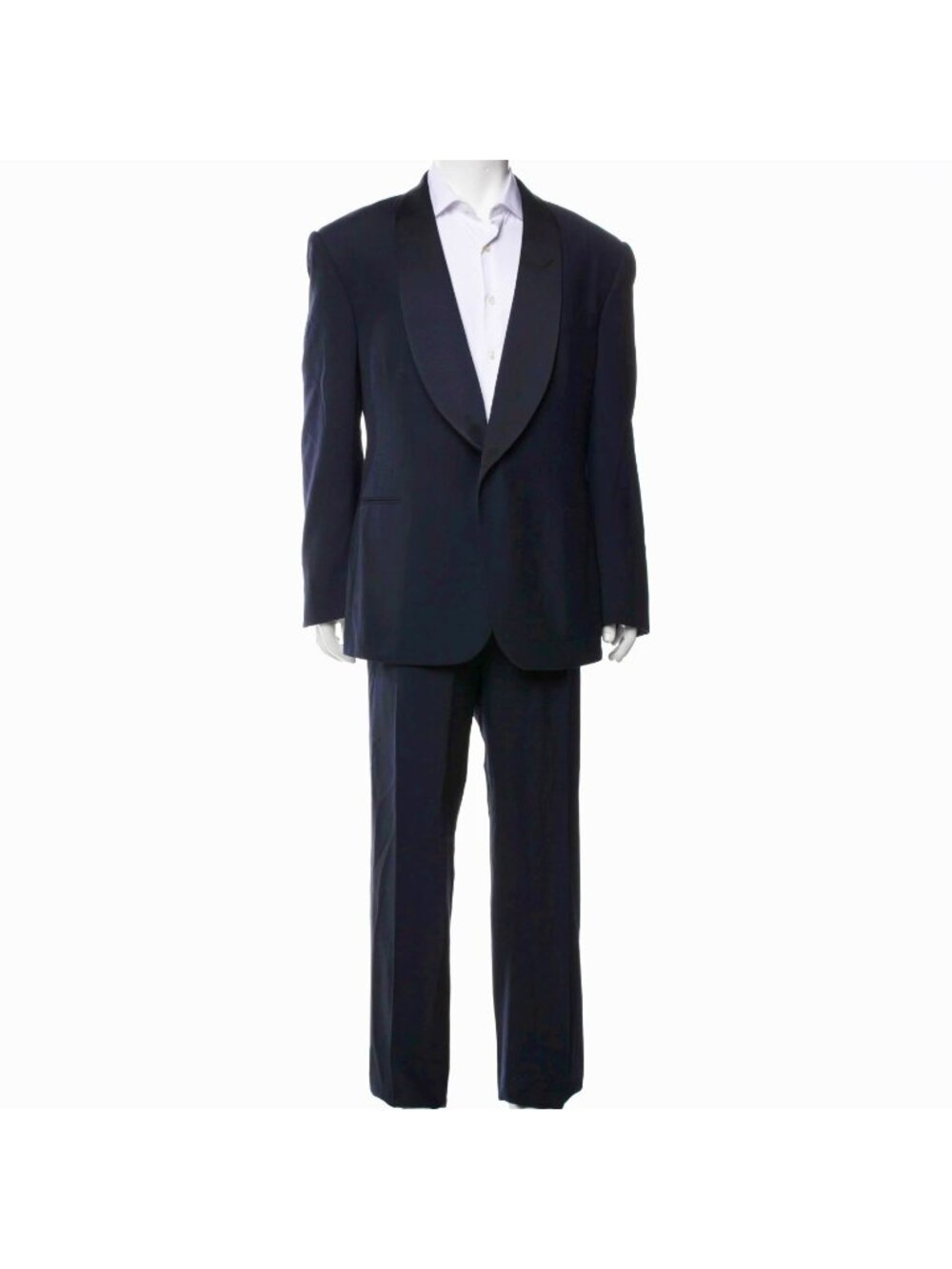 Ralph Lauren Purple Label tuxedo suit 48R Gregory Shawl Hand Tailored Navy $3995